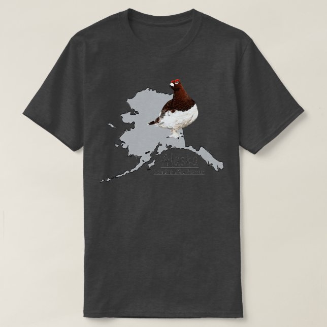 Alaska State Bird TShirt T Shirt (Design framsida)