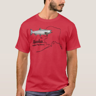Alaska state Fish Kung Salmon TShirt T Shirt