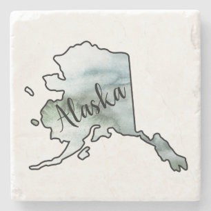 Alaska State Illustration Stenunderlägg