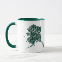 Alaska State Karta Illustration