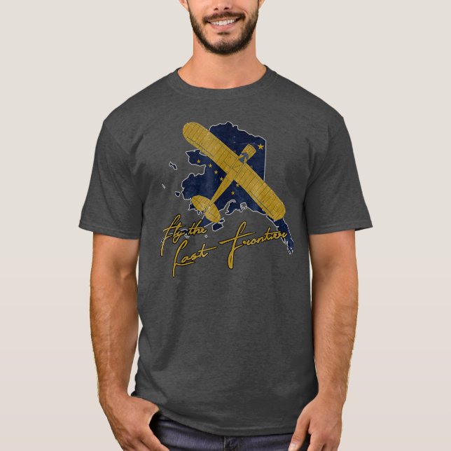 Alaska State Pilot Series Tee Vintage Aircraft (Framsida)