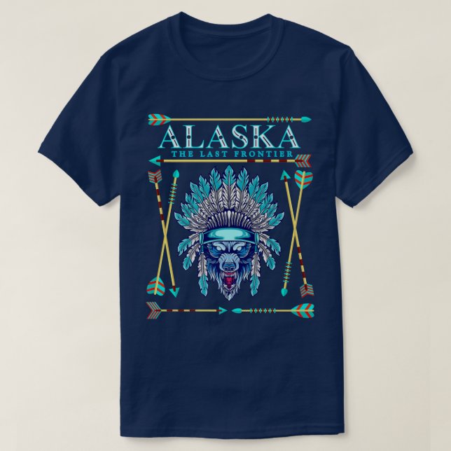 Alaska State Pride Alaska Northern Ljus Alaska T Shirt (Design framsida)