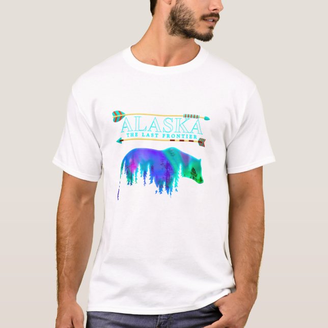 Alaska State Pride T Shirt (Framsida)