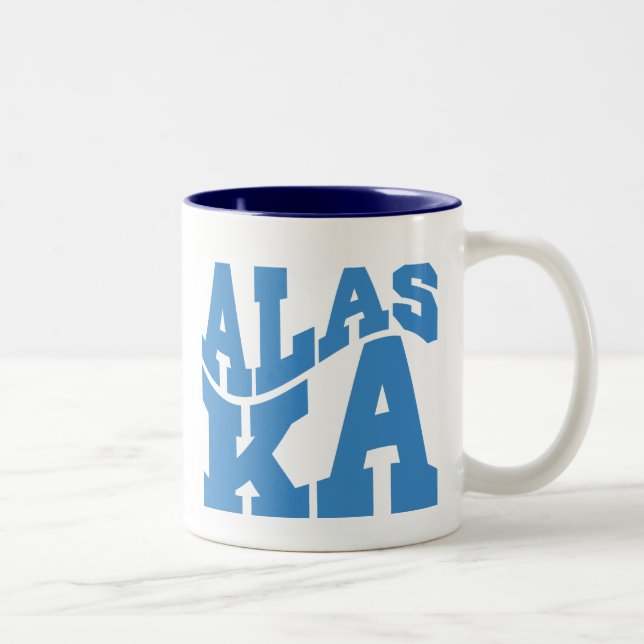 Alaska - State Pride Två-Tonad Mugg (Höger)