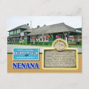 Alaska State Railroad Museum, Nenana, Alaska Vykort