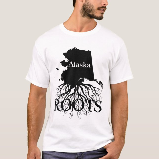 Alaska State Roots Women's eller Manar Shirt T-shirt (Framsida)