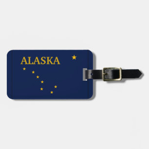 Alaska Statlig flagga Bagagebricka