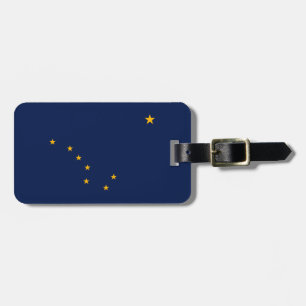 Alaska Statlig flagga Design Bagagebricka