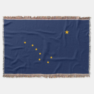 Alaska Statlig flagga Design Decor Filt