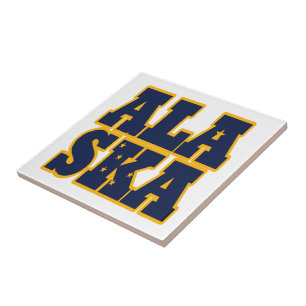 Alaska Statlig flagga Kakelplatta