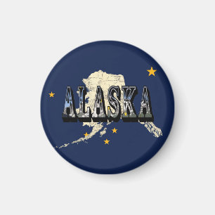 Alaska Statlig flagga Magnet