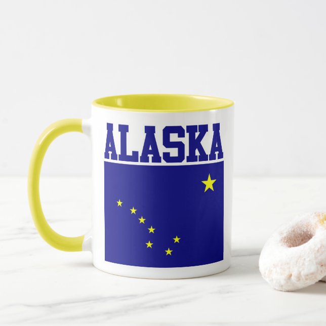 Alaska Statlig flagga Mugg (Med munk)
