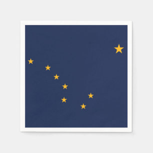 Alaska statlig flagga pappersservett