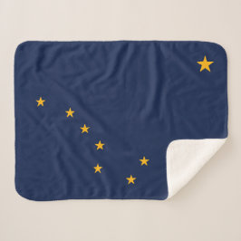 Alaska Statlig flagga Print Patriotic