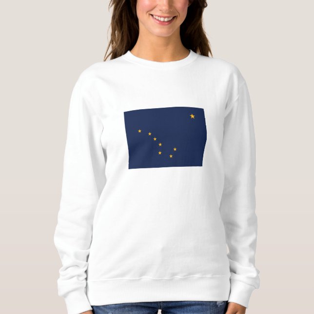 Alaska Statlig flagga T Shirt (Framsida)