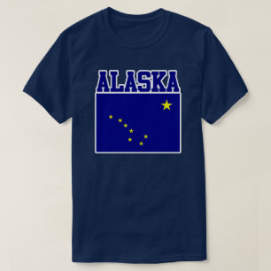 Alaska Statlig flagga T-Shirt
