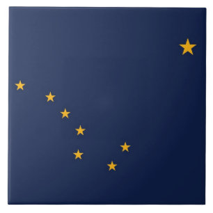 Alaska Statlig flagga Tile Kakelplatta