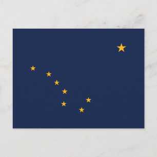Alaska Statsflagga Postkort Vykort