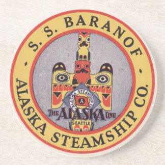 Alaska Steamshipkustfartyg Underlägg Sandsten