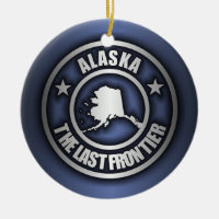 ’Alaska Steel’ Decorative Ornaments (Blue)