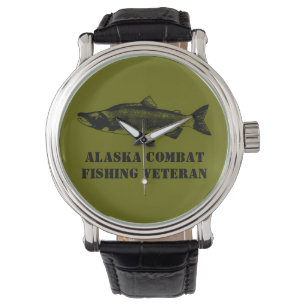 Alaska Stridsfiske Veteran Armbandsur