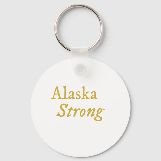 Alaska Strong Nyckelring (Framsida)