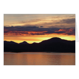 Alaska Sunset I Benice Alaska Photography OBS Kort
