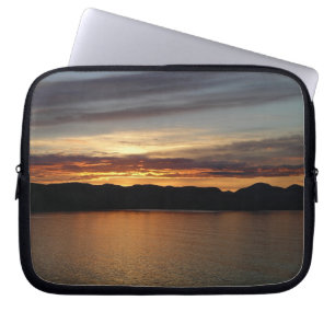 Alaska Sunset II Benice Alaska Fotography Laptop Sleeve