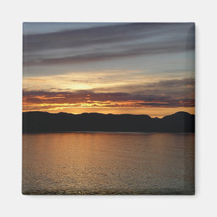 Alaska Sunset II Benice Alaska Fotography Magnet