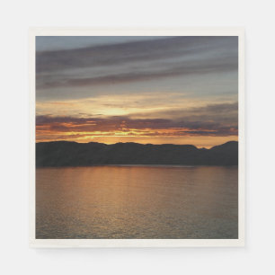 Alaska Sunset II Benice Alaska Fotography Pappersservett