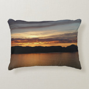 Alaska Sunset II Benice Alaska Fotography Prydnadskudde