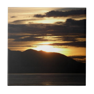Alaska Sunset III Benice Alaska-foto Kakelplatta