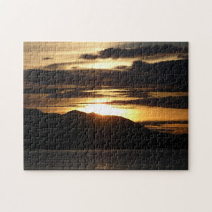 Alaska Sunset III Benice Alaska-foto Pussel
