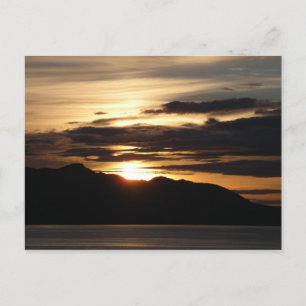 Alaska Sunset III Benice Alaska-foto Vykort