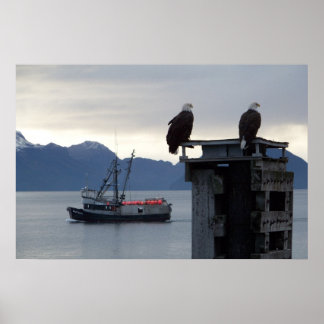 "Alaska Sunset" Poster