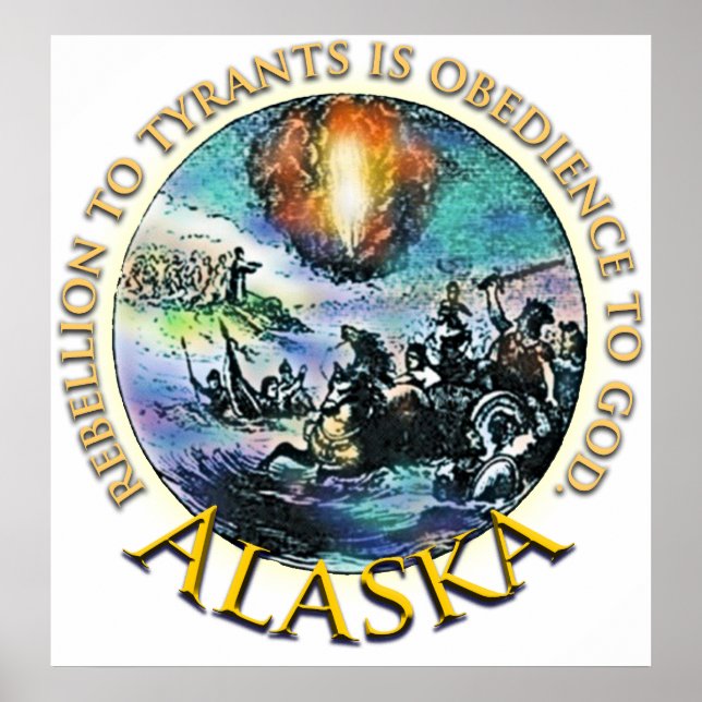 Alaska Tea Party Poster (Framsidan)