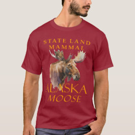 Alaska-territoriet däggdjur av slätt konstnärligt t shirt