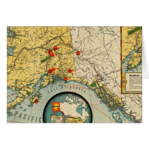 Alaska-territoriet Hälsningskort