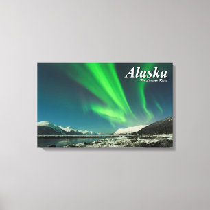 Alaska the Curtain Rises Canvastryck