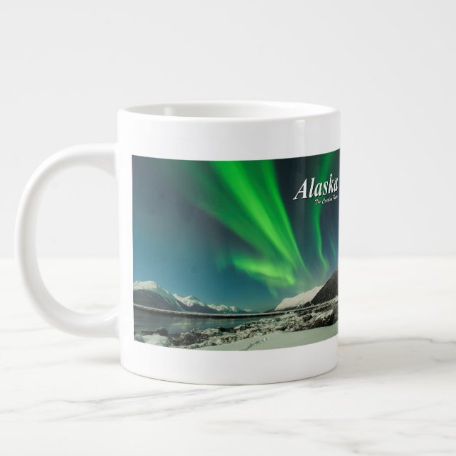 Alaska the Curtain Rises Jumbo Mugg (Vänster)