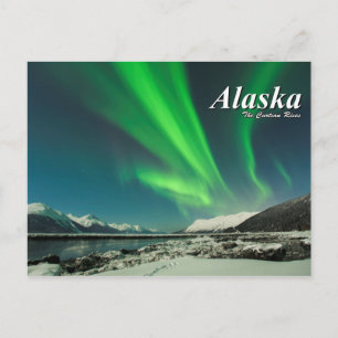Alaska the Curtain Rises Vykort