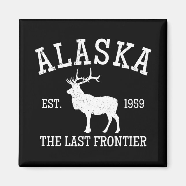 Alaska The Last Frontier Magnet (Framsidan)
