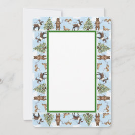 Alaska-Thned-Helgdag Card Inbjudningar