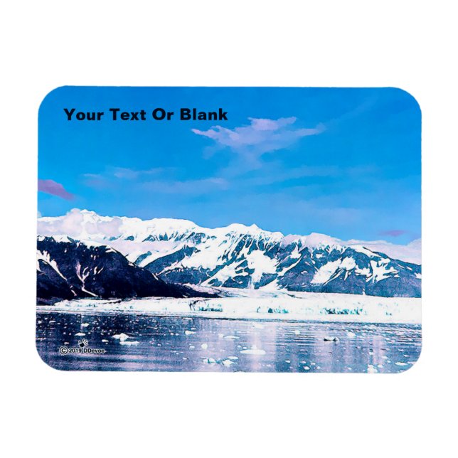 Alaska Tidewater Glacier Magnet (Horisontell)
