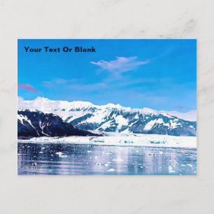 Alaska Tidewater Glacier Vykort