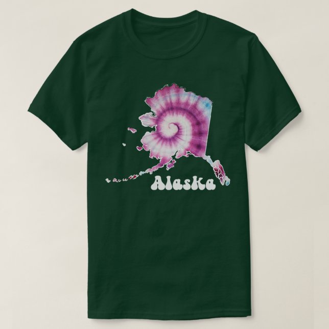 Alaska Tie Dye T Shirt (Design framsida)