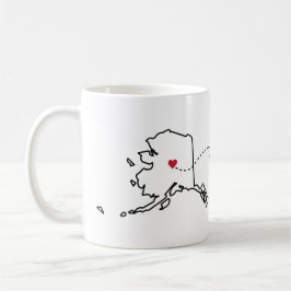 Alaska till New York - Heart2Heart Kaffemugg