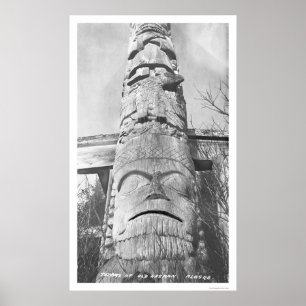 Alaska Totem Pole 1912 Poster