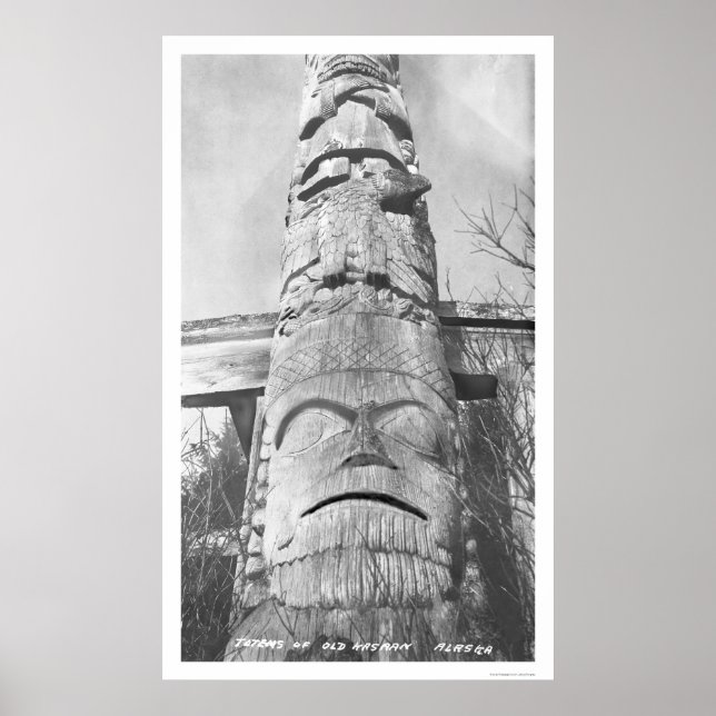 Alaska Totem Pole 1912 Poster (Framsidan)