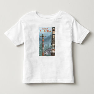 Alaska Totem Poles - Sitka, Alaska Tee